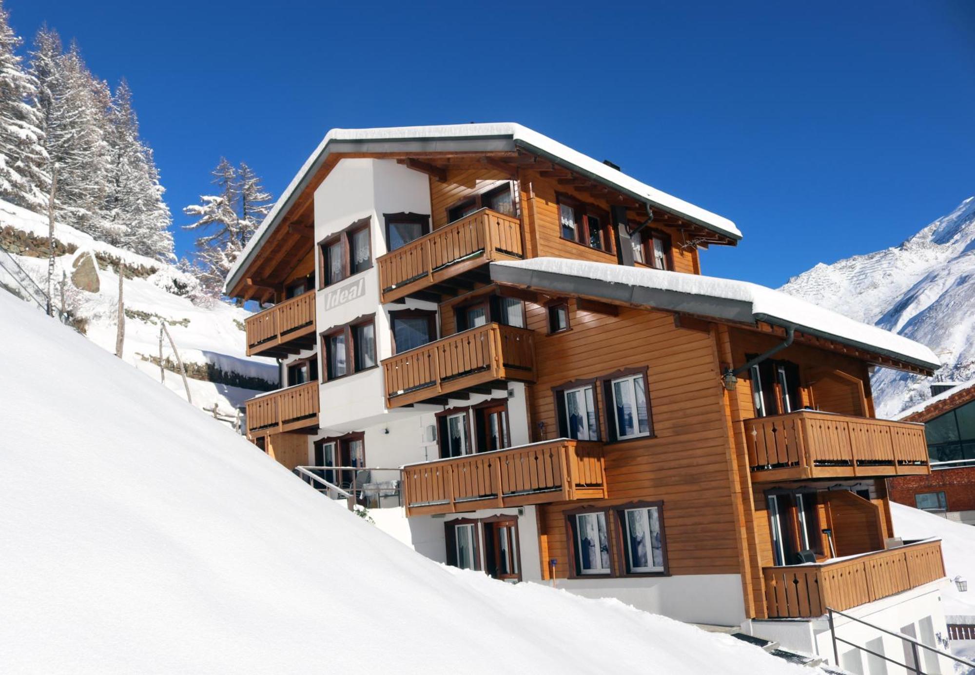 Chalet Ideal Saas-Fee Bagian luar foto